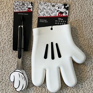 Disney Mickey Mouse White Silicone Kitchen Set